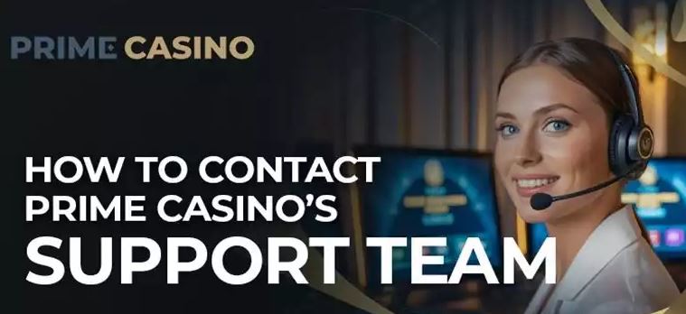 Contacta con el equipo de soporte de Prime Casino